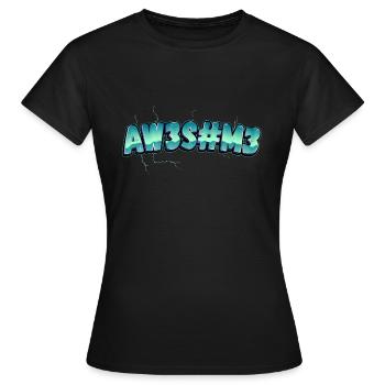 Génial - T-shirt Femme - noir - Devant - AI Model Female 172 dark (172cm)