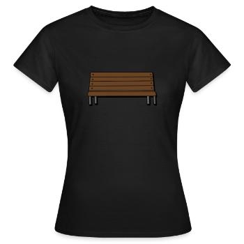 Banc - T-shirt Femme - noir - Devant - AI Model Female 172 dark (172cm)