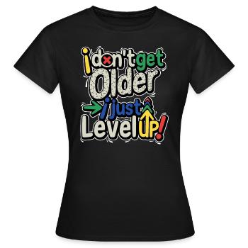 Gaming Multiplayer Spiele Geburtstag Game Zocker - Frauen T-Shirt - Schwarz - Vorne - AI Model Female 172 dark (172cm)