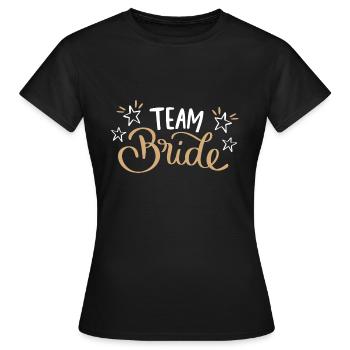 Épouse de l’équipe - T-shirt Femme - noir - Devant - AI Model Female 172 dark (172cm)