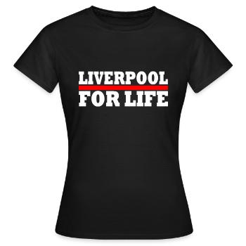 LIVERPOOL - T-shirt Femme - noir - Devant - AI Model Female 172 dark (172cm)