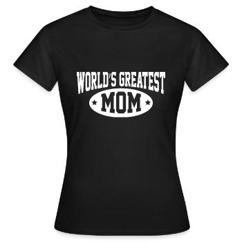 Die größte Mutter der Welt - Frauen T-Shirt - Schwarz - Vorne - AI Model Female 172 dark (172cm)