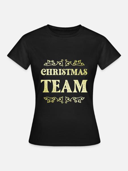 Christmas Team - Frauen T-Shirt - Schwarz