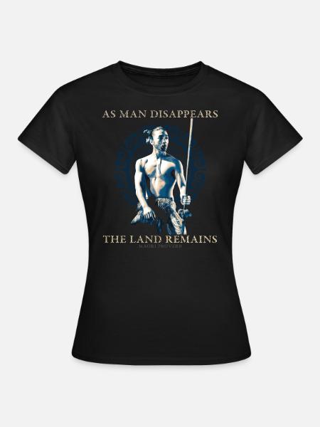 Comme l’homme disparaît, proverbe maori traditionnel - T-shirt Femme - noir