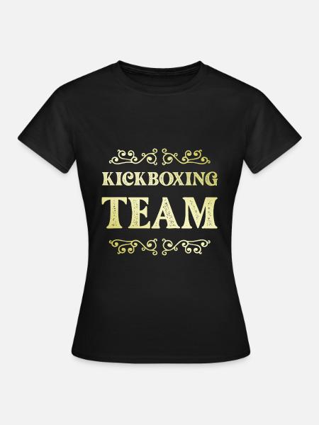 Kickboxing Team - Frauen T-Shirt - Schwarz