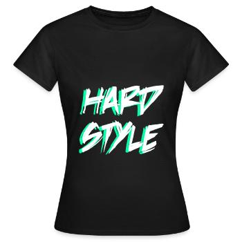 Hardstyle | Marchandise hardstyle - T-shirt Femme - noir - Devant - AI Model Female 172 dark (172cm)