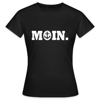 Moin - T-shirt Femme - noir - Devant - AI Model Female 172 dark (172cm)