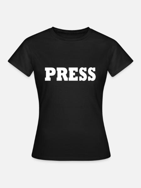 Press - T-shirt Femme - noir