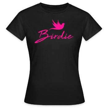 Birdie mag - Women's T-Shirt - black - Front - AI Model Female 172 dark (172cm)