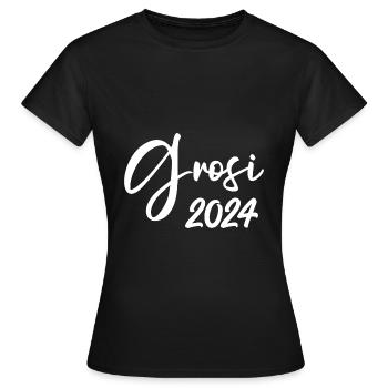 Grosi 2024 Hallo Oma Schweiz Schweizer Oma - Frauen T-Shirt - Schwarz - Vorne - AI Model Female 172 dark (172cm)