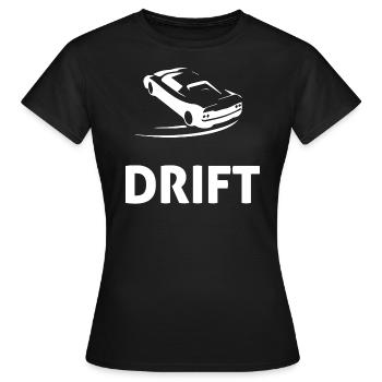 DRIFT - Women's T-Shirt - black - Front - AI Model Female 172 dark (172cm)