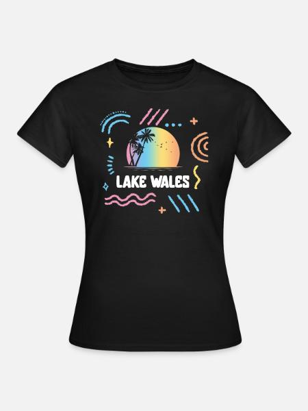 Lake Wales Florida Urlaub Familie - Frauen T-Shirt - Schwarz