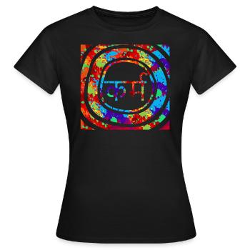 Karma shirt, Karma en hindi tee, Sanskrit Karma - T-shirt Femme - noir - Devant - AI Model Female 172 dark (172cm)