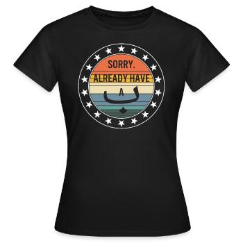 Sorry Already Have A Bae Shirt, Muslim Arabic Eid - Women's T-Shirt - black - Front - AI Model Female 172 dark (172cm)