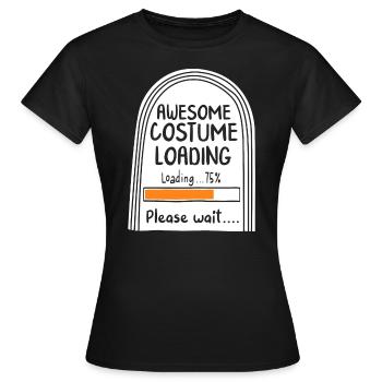 Programmierer Shirt, tolles Kostüm Lade-Tee, - Frauen T-Shirt - Schwarz - Vorne - AI Model Female 172 dark (172cm)