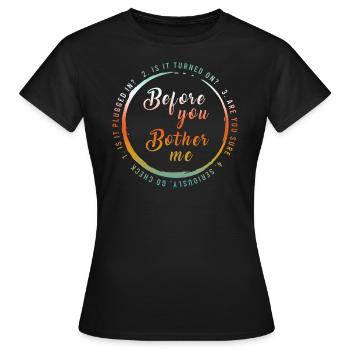 Computertechniker-Hemd, Checkliste für den technischen Support - Frauen T-Shirt - Schwarz - Vorne - AI Model Female 172 dark (172cm)