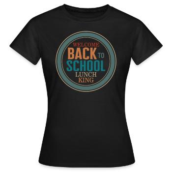 Lunch Lady Shirt, Welcome Back To School Lunch - Women's T-Shirt - black - Front - AI Model Female 172 dark (172cm)