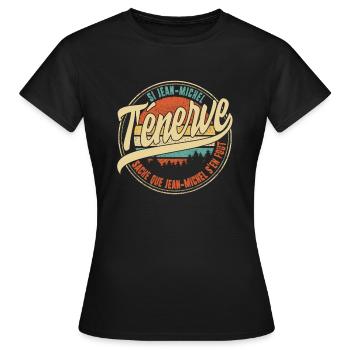 Si Jean Michel T'énerve Sache Que Jean Michel - Women's T-Shirt - black - Front - AI Model Female 172 dark (172cm)