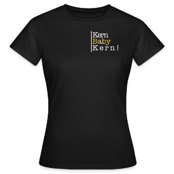 Grafikdesign-Hemd, Kern Baby Kern T-Shirt, Geschenk - Frauen T-Shirt - Schwarz - Vorne - AI Model Female 172 dark (172cm)