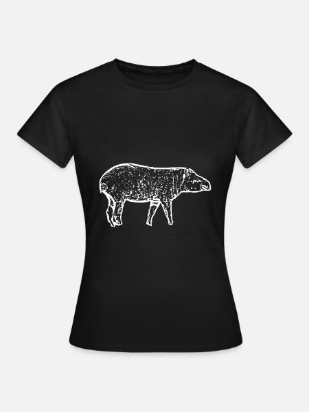 Tapire - Frauen T-Shirt - Schwarz