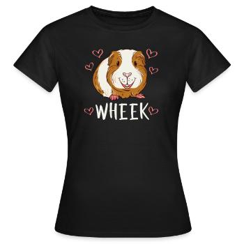 Cadeau cochon d'Inde pour cochon d'Inde - T-shirt Femme - noir - Devant - AI Model Female 172 dark (172cm)