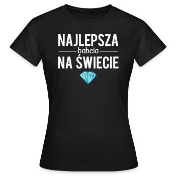 Najlepsza babcia na swiecie - T-shirt Femme - noir - Devant - AI Model Female 172 dark (172cm)