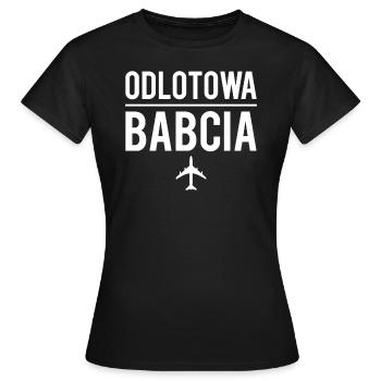 Odlotowa babcia prezent dla babci - T-shirt Femme - noir - Devant - AI Model Female 172 dark (172cm)