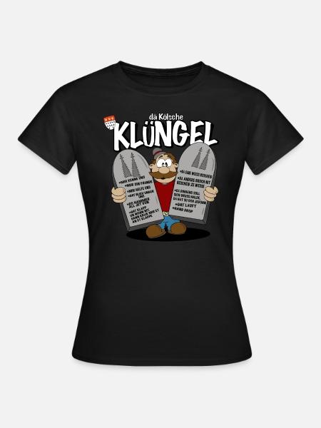 Kölsche Klüngel Kölner Grundgesetz Köln Karneval - Frauen T-Shirt - Schwarz
