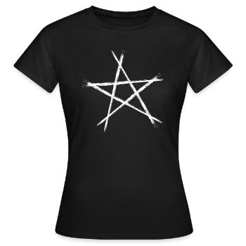 Pentagram - Women's T-Shirt - black - Front - AI Model Female 172 dark (172cm)