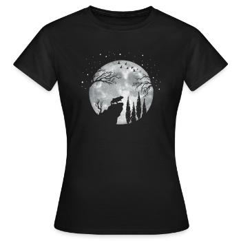 Grenouille Grenouille Amphibien - T-shirt Femme - noir - Devant - AI Model Female 172 dark (172cm)