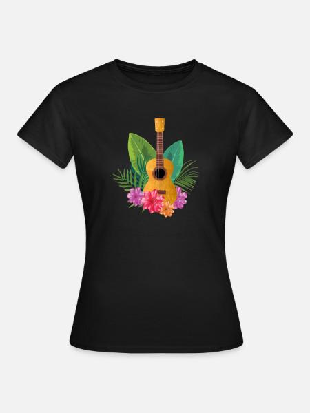 Ukulélé - T-shirt Femme - noir