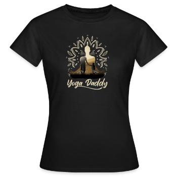Yoga Yogi - T-shirt Femme - noir - Devant - AI Model Female 172 dark (172cm)