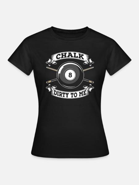 Billard 8 boules - T-shirt Femme - noir