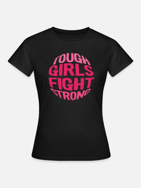 Brustkrebs Krebs - Frauen T-Shirt - Schwarz
