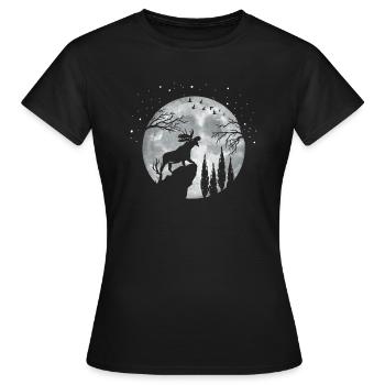 Élan - T-shirt Femme - noir - Devant - AI Model Female 172 dark (172cm)