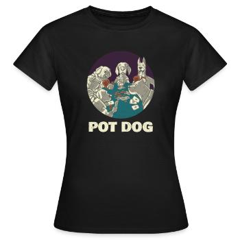 Poker Pokerspieler Texas Holdem - Frauen T-Shirt - Schwarz - Vorne - AI Model Female 172 dark (172cm)