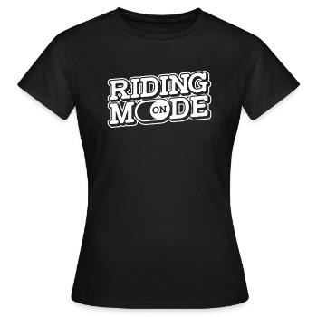 Cavalier Équitation Équitation - T-shirt Femme - noir - Devant - AI Model Female 172 dark (172cm)