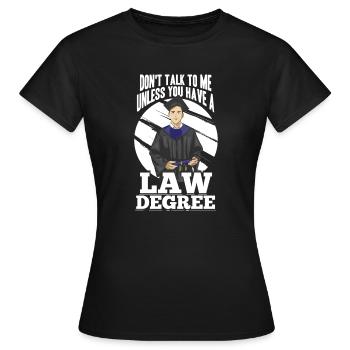 Avocat Avocat Avocat Avocat - T-shirt Femme - noir - Devant - AI Model Female 172 dark (172cm)