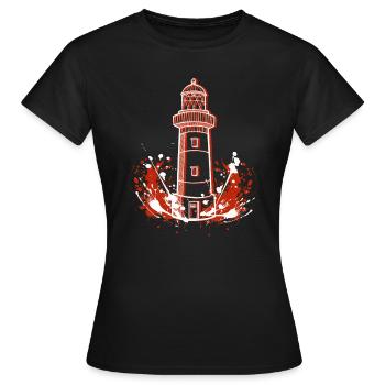 Phare - T-shirt Femme - noir - Devant - AI Model Female 172 dark (172cm)