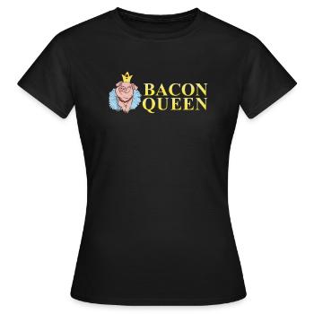 Bacon Bacon Breakfast - Women's T-Shirt - black - Front - AI Model Female 172 dark (172cm)