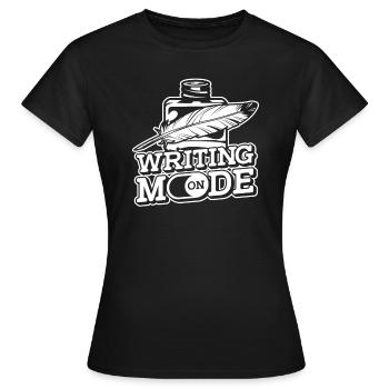 Auteur Auteur - T-shirt Femme - noir - Devant - AI Model Female 172 dark (172cm)