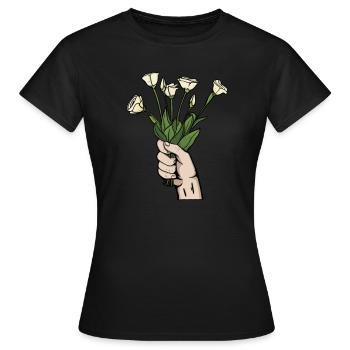 Florist Floristry - Women's T-Shirt - black - Front - AI Model Female 172 dark (172cm)
