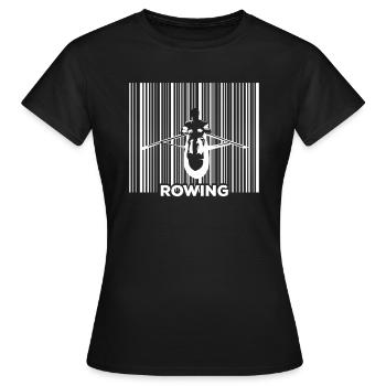 Rudersport Ruderer Ruderboot Rudern - Frauen T-Shirt - Schwarz - Vorne - AI Model Female 172 dark (172cm)