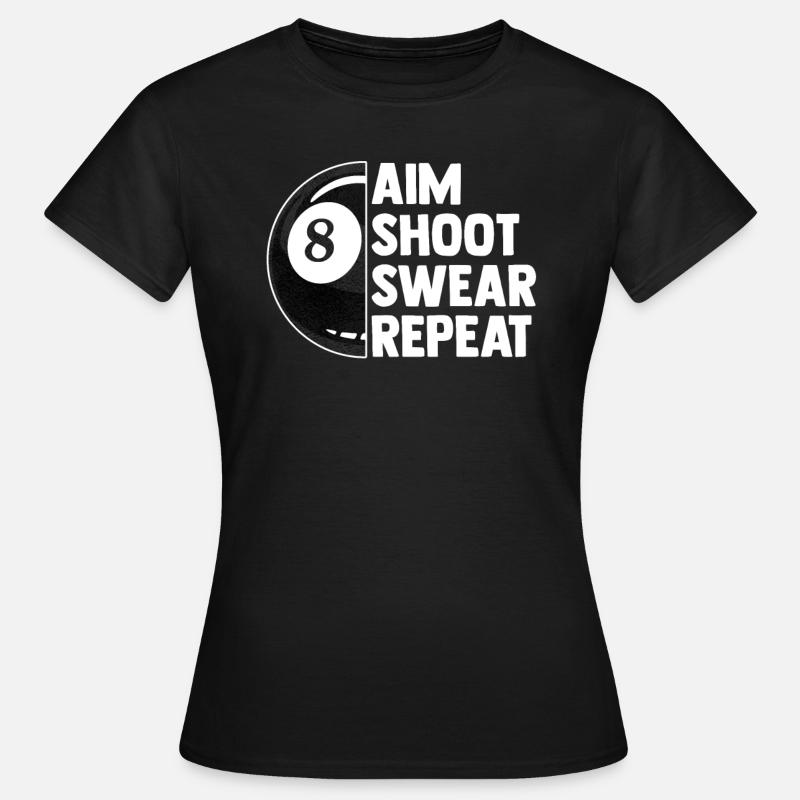 Billiards 8-ball - Women's T-Shirt - black