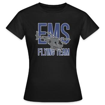 hélicoptère Pilote d’hélicoptère - T-shirt Femme - noir - Devant - AI Model Female 172 dark (172cm)