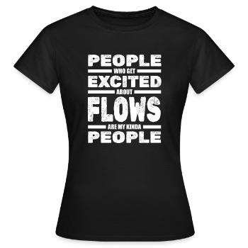 Yoga Yogi - T-shirt Femme - noir - Devant - AI Model Female 172 dark (172cm)