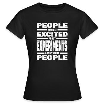 Chimiste Chimiste Technicien de laboratoire chimique Technicien chimique Technicien chimique - T-shirt Femme - noir - Devant - AI Model Female 172 dark (172cm)