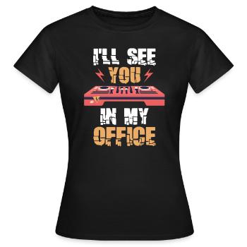 Tontechniker Sound Audio Engineer - Frauen T-Shirt - Schwarz - Vorne - AI Model Female 172 dark (172cm)