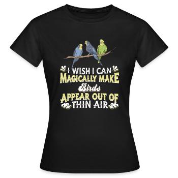 Bird Birds - Women's T-Shirt - black - Front - AI Model Female 172 dark (172cm)