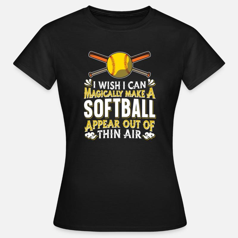 Softball - Women's T-Shirt - black
